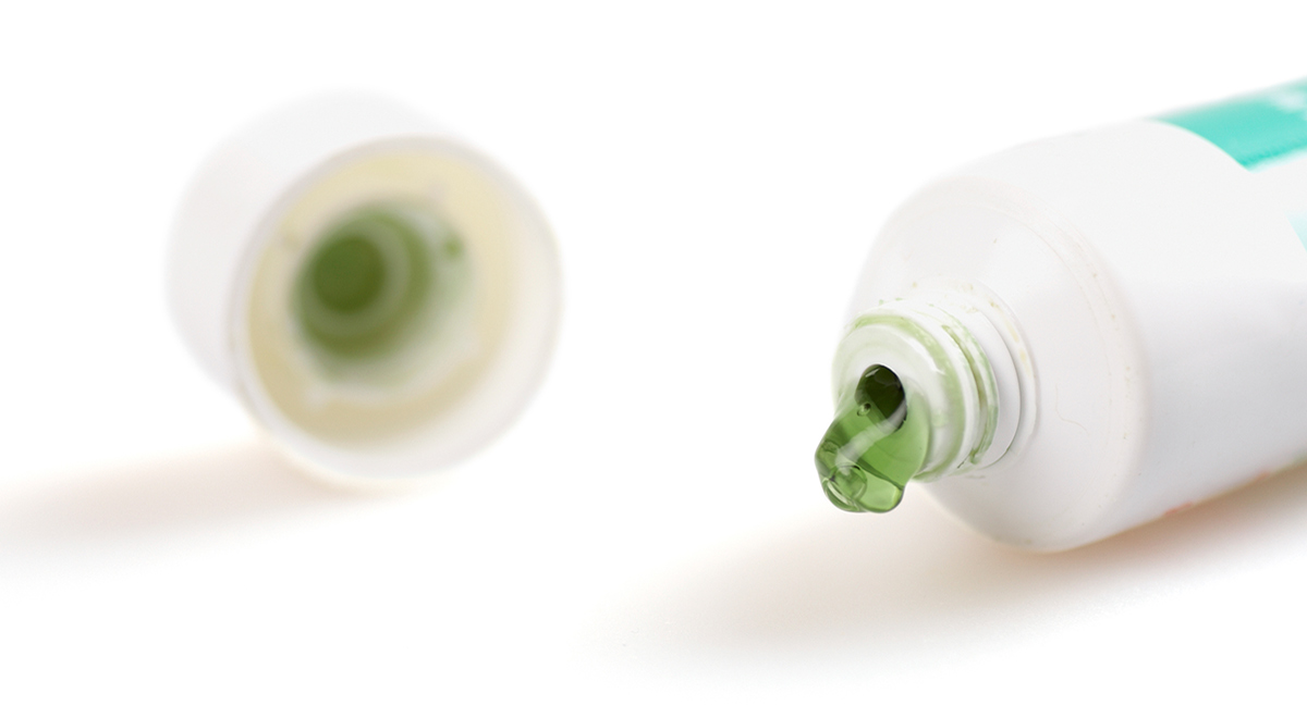 Apply teeth whitener with care.