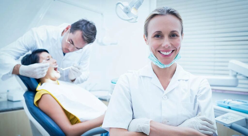 Invisalign provider 3 Working On Patient