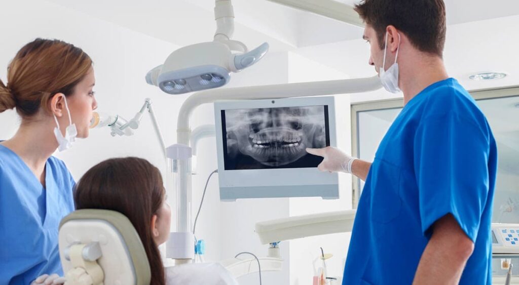 Root Canal Therapy Showing x-ray