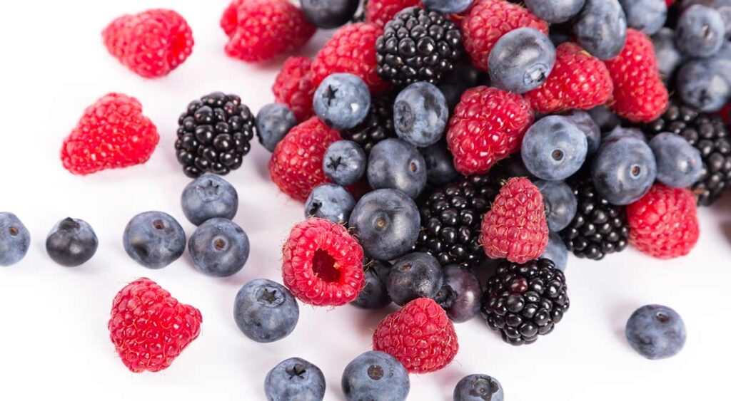 Teeth Stains with berries