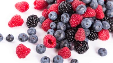 Teeth Stains with berries